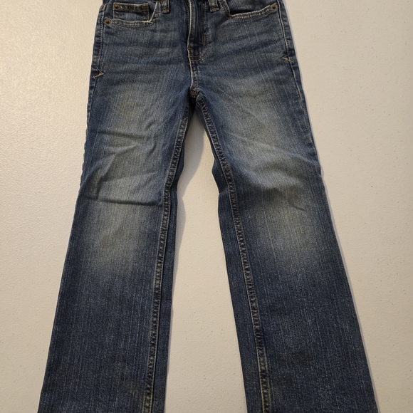 Cat & Jack Boy's Classic Bootcut Blue Jeans - Picture 1 of 4